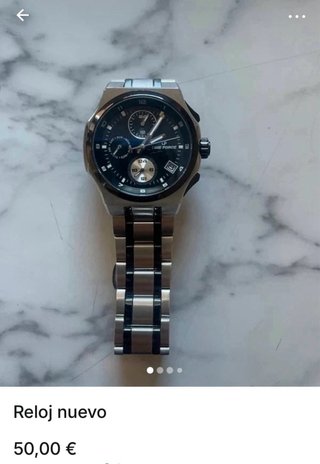 Reloj Time Force Plateado y Negro