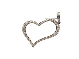 colgante oro 14k con piedra con diamante