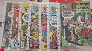 Tebeos de Mortadelo y Filemón.