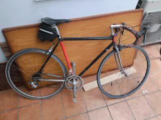 Bicicleta de carretera clásica