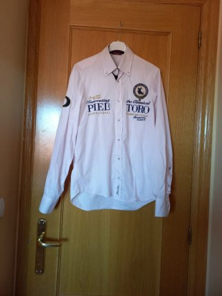 Camisa Piel de Toro Rosa Talla S
