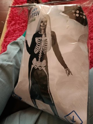 Disfraz de Calavera para Mujer Talla XL