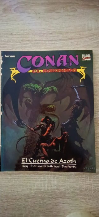 Conan el bárbaro, El cuerno de Azoth