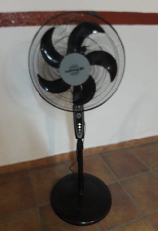 Ventilador de Pie Negro