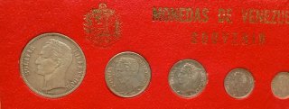 Set de Monedas de Plata Clásicas de Venezuela