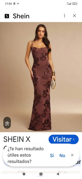 Vestido de noche largo Shein