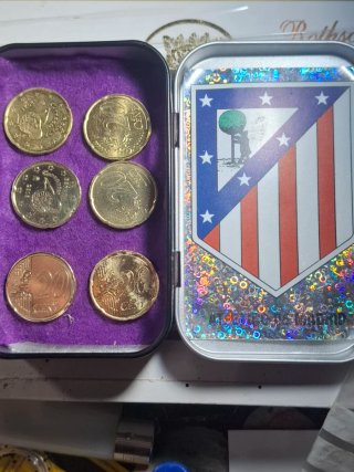 Set de 6 Monedas de 20 Céntimos en Estuche