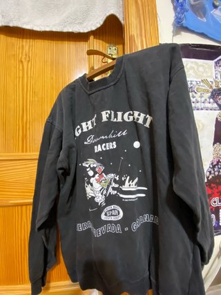Sudadera Negra Estampada