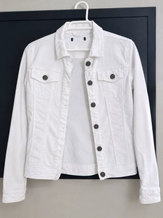 Chaqueta vaquera blanca