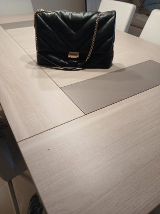 Bolso Zara Negro Acolchado