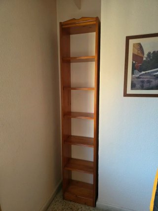 Estantería Estrecha 42cm de Madera de Pino