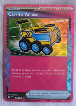 Carta Pokémon Carrito Valioso (185/191)