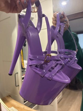 Tacones Pleaser para Pole Dance Morados