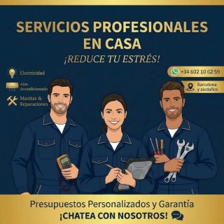 Servicio técnico de Electricidad, Aires y Manitas