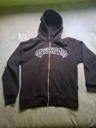 Chaqueta con capucha Hoodrich negra, ORIGINAL (JD)