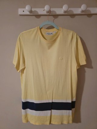 Camiseta Lacoste Amarilla Regular Fit