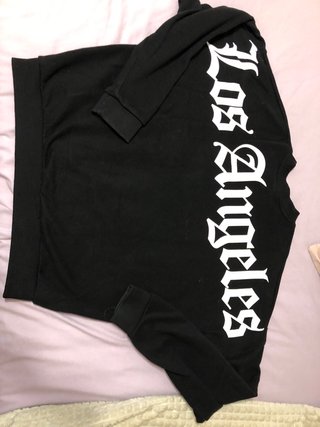 Sudadera Negra Los Angeles Talla M