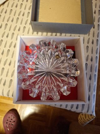Cenicero de Cristal Tallado