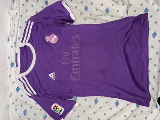 Camiseta Real Madrid Visitante Morada