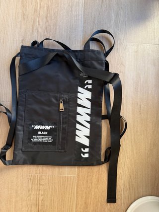Bolso Mochila MWM original, Negro