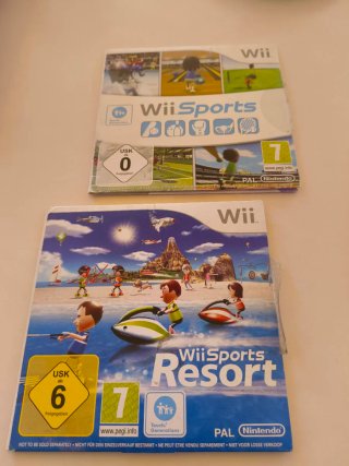 Lote Wii Sports y Wii Sports Resort español pal ca