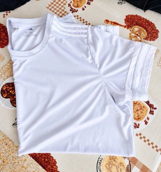 Camiseta Adidas gris Talla XXL