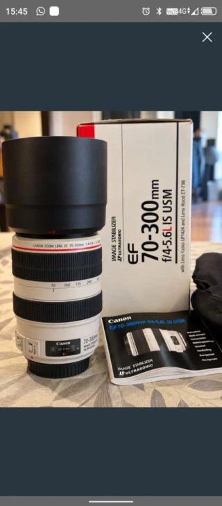 Objetivo Canon EF 70-300mm f/4-5.6L IS USM