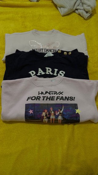 Lote de 3 sudaderas talla 8-10 años