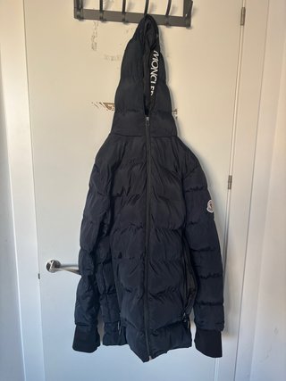Cazadora Moncler Azul Oscura Talla M