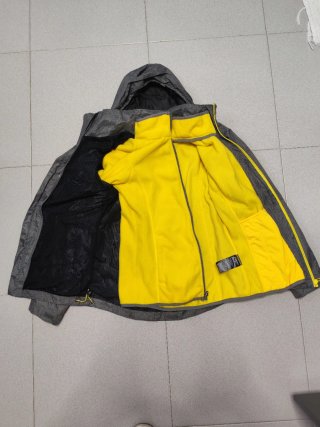 Chaqueta Funcional 3 en 1 Gris y Amarilla