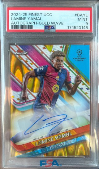 Lamine Yamal Auto /50 PSA 9