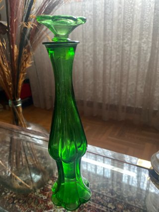 Frasco de Cristal Avon Verde