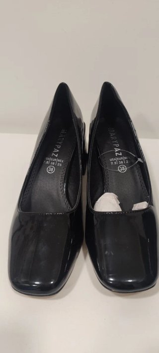 Zapatos Tacón Charol Negro MARYPAZ Talla 38