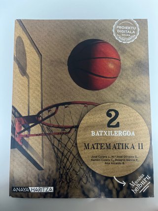 Matematika II, 2 Batxilergoa, Mundua helburu