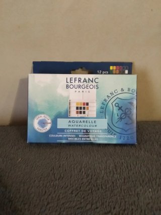 Acuarelas Lefranc Bourgeois 12 colores A ESTRENAR.