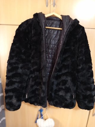 Chaqueta Reversible Negra Talla 44