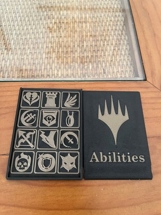 Carte abilità Magic con scatola 3D