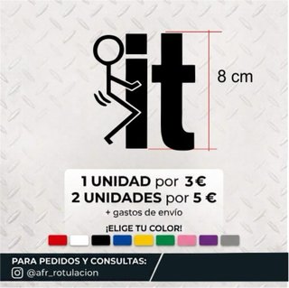 Pegatina Vinilo Decorativa 8 cm