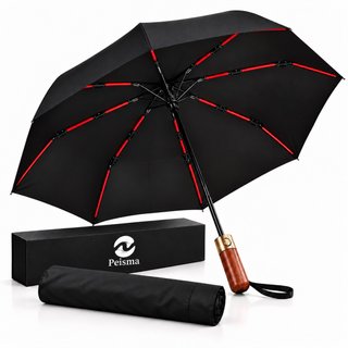 Paraguas Automático Plegable Peisma Negro