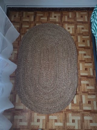 Alfombra de Yute Ovalada