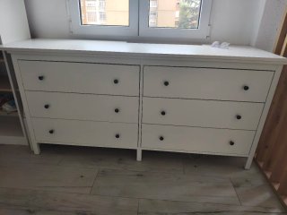 Cómoda Blanca de 6 Cajones