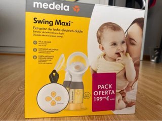 Sacaleches Eléctrico Doble Medela Swing Maxi