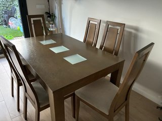 Mesa de Comedor con 6 Sillas