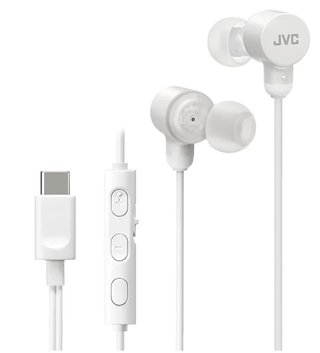 Auriculares JVC USB-C Micrófono Blancos