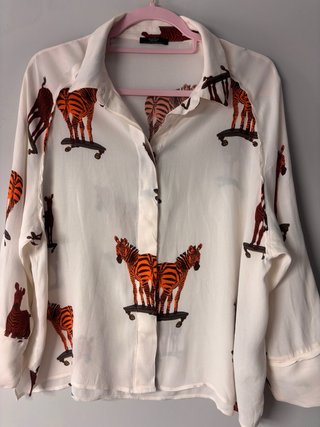 Blusa Parfois Estampada Talla M/L