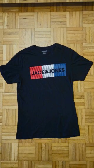 Camiseta Jack & Jones Negra Talla M
