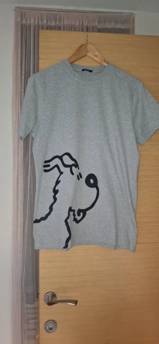Camiseta Tintín Milú Talla M