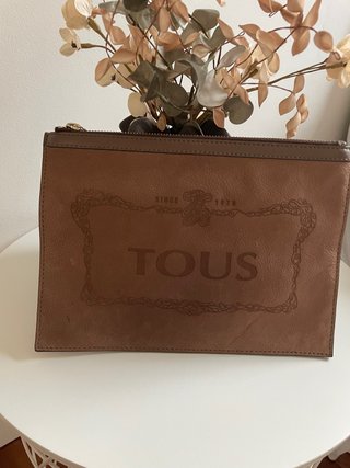 Cartera de mano TOUS marrón
