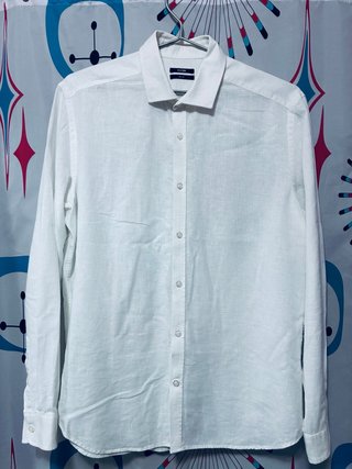 Camisa Blanca Manga Larga.