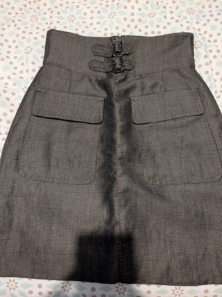 Falda Zara Woman Gris